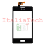 VETRO TOUCHSCREEN per LG E610 L5 Optimus vetrino touch screen NERO display schermo