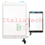 VETRINO touchscreen ASSEMBLATO per iPad Mini 2 Retina BIANCO vetro touch tasto home IC chip