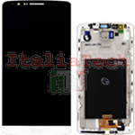 DISPLAY LCD SCHERMO originale per LG Optimus G3 bianco vetro touch assemblato D855