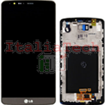 DISPLAY LCD SCHERMO originale per LG Optimus G3 nero grigio vetro touch assemblato D855