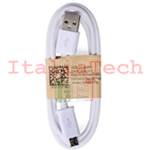 CAVO MICRO USB sincronizza dati carica 1M per SAMSUNG HUAWEI LG XIAOMI OPPO bianco