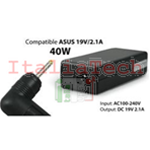 ALIMENTATORE PER NOTEBOOK ASUS - 40W 19V 2.1A CONNETTORE 2.315X1.0MM - NBP04