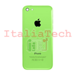 Back Cover Copribatteria posteriore COMPLETO Per apple iphone 5c Verde scocca retro guscio