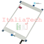 VETRINO touchscreen ASSEMBLATO per iPad Mini 4 A1538 A1550 BIANCO SILVER vetro touch IC chip