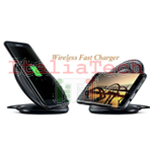 CARICABATTERIE WIRELESS FAST CHARGER COMPATIBILE NG930 Stand nero pad ricarica veloce