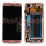 DISPLAY LCD ORIGINALE Samsung G935F Galaxy S7 EDGE ROSE GOLD vetrino touch vetro schermo rosa