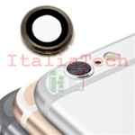 LENTE per fotocamera posteriore iPhone 7 back camera lens supporto anello NERO