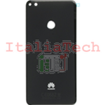 SCOCCA posteriore per Huawei P8 Lite 2017 NERO back cover copri batteria