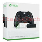 CONTROLLER ORIGINALE MICROSOFT XBOX ONE BLACK WIRELESS + Wireless Adapter Win10