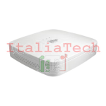 VIDEOREGISTRATORE DAHUA NVR 4 CANALI IP LINEA LITE, ALLOGGIO PER 1HDD, IN/OUT AUDIO, 4 PORTE POE, 1 LAN, 2 USB, ALIM. DC48V - DAHUA NVR2104-P-4KS2