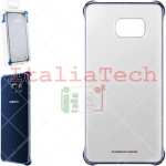 Custodia Clear Cover per Samsung Galaxy S6 Edge+ (Nero)