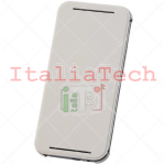 Custodia Flip Case per HTC One M8 (Bianco)