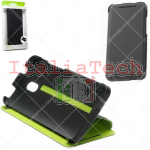 Custodia Flip Case per HTC One Mini M4 (Verde)