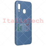 Custodia Forcell Silicone Case per Samsung Galaxy A20e (Azzurro)