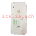 BACK COVER + ADESIVO FORO LARGO APPLE IPHONE XR SCOCCA COPRIBATTERIA POSTERIORE WHITE BIANCO