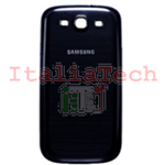SCOCCA posteriore per Samsung i9300 nero back cover copri batteria Galaxy S3