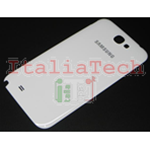 SCOCCA posteriore per Samsung N7100 bianco back cover copri batteria Galaxy Note 2