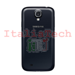 SCOCCA posteriore Samsung i9505 nero back cover copri batteria Galaxy S4 i9500