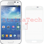 VETRINO per touchscreen Samsung Galaxy S4 Mini bianco vetro touch i9192 i9195 Dual