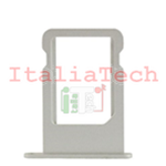 CARRELLO PORTA SIM per iPhone 5 tray carrellino scheda nano vano lettore BIANCO