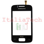 VETRO TOUCHSCREEN per Samsung S6102 Galaxy Y Duos vetrino touch screen NERO
