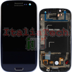 DISPLAY LCD ORIGINALE Samsung i9301 Galaxy S3 NEO BLU touch vetro schermo vetrino