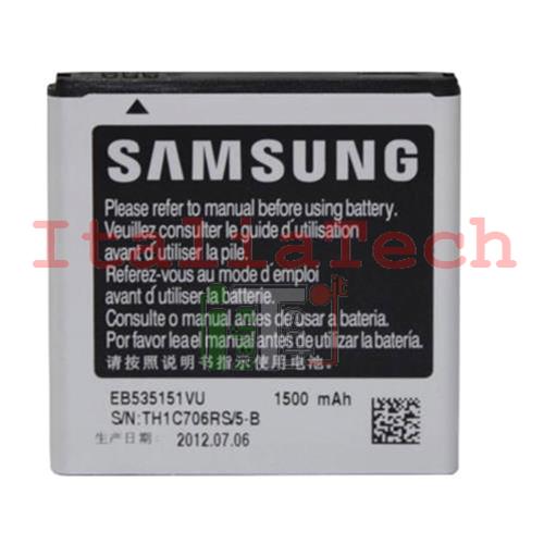 BATTERIA originale Samsung EB535151VU per Galaxy S Advance GT I9070 GT I 9070 P