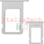 CARRELLO PORTA SIM per iPhone 6 tray carrellino scheda nano vano lettore BIANCO