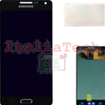 DISPLAY LCD ORIGINALE Samsung A500F Galaxy A5 NERO vetrino touch vetro schermo