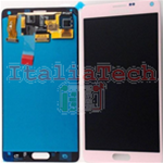 DISPLAY LCD ORIGINALE Samsung N910F Note 4 ROSA touch vetro schermo completo