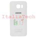 SCOCCA posteriore per Samsung Galaxy S6 G920 bianco back cover copri batteria 