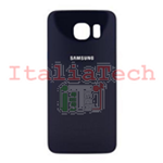 SCOCCA posteriore per Samsung Galaxy S6 Edge G925 nero BLU back cover copri batteria 