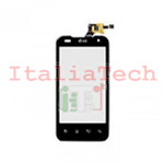 VETRO TOUCHSCREEN per LG P990 2X Optimus Speed vetrino touch screen NERO no display