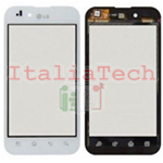 VETRO TOUCHSCREEN per LG P970 Optimus vetrino touch screen BIANCO no display