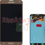 DISPLAY LCD ORIGINALE Samsung G903 Galaxy S5 NEO ORO gold vetrino touch vetro schermo