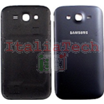 SCOCCA posteriore per Samsung I9060 Galaxy GRAND NEO nero back cover copri batteria