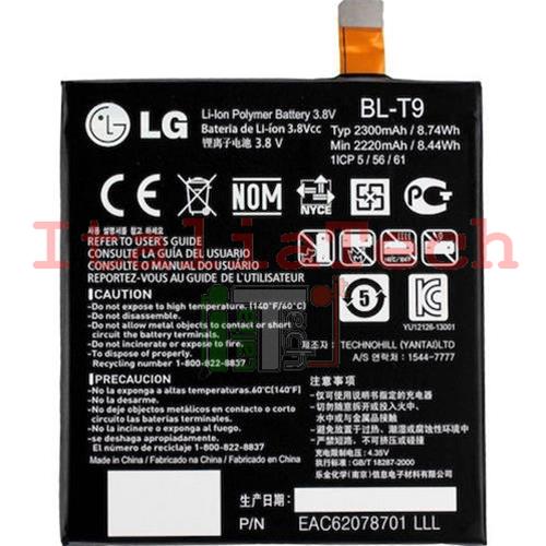 BATTERIA originale BL-T9 per LG Nexus 5 D821 pila sostitutiva 2300mAh