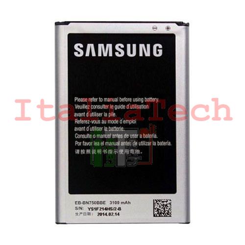 BATTERIA originale Samsung EB-BN750BBE per Galaxy Note 3 NEO N7505 
