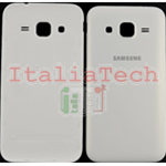 SCOCCA posteriore per Samsung G360F Galaxy CORE PRIME bianco back cover copri batteria