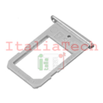 CARRELLO PORTA SIM per SAMSUNG S6 G920 tray carrellino scheda vano lettore BIANCO