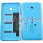 SCOCCA posteriore per Nokia Lumia 640 blu back cover copri batteria