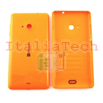 SCOCCA posteriore per Nokia Lumia 535 arancione arancio back cover copri batteria
