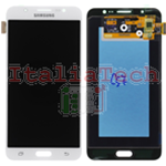 DISPLAY LCD ORIGINALE Samsung J710 Galaxy J7 2016 BIANCO vetrino touch vetro schermo