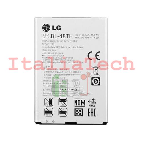 BATTERIA originale BL-48TH per LG Optimus G Pro E985 E986 E980 L-04E F240 D682 3140mAh