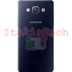 SCOCCA TELAIO posteriore per Samsung Galaxy A5 A500F nero back cover copri batteria 