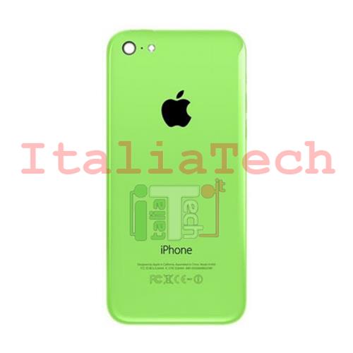 Back Cover Copribatteria posteriore COMPLETO Per apple iphone 5c Verde scocca retro guscio