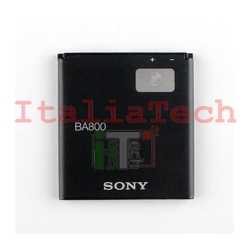 BATTERIA originale ricambio Sony BA800 per Xperia S LT26i V LT25i cf bulk 1750mAh