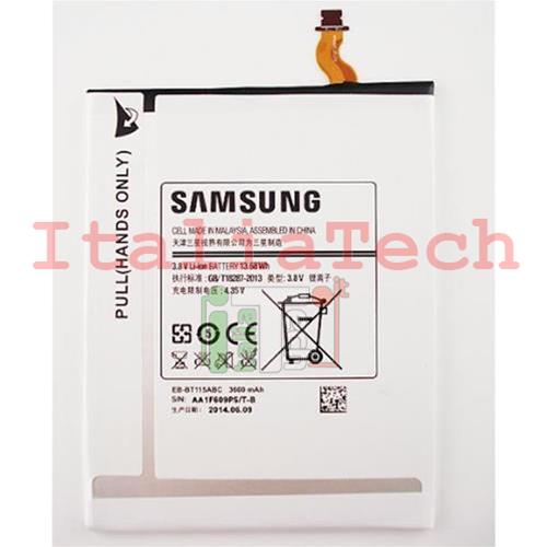 BATTERIA originale Samsung EB-BT113ABC per T113 Galaxy Tab 3 Lite 7.0 3600mAh