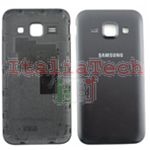 SCOCCA posteriore per Samsung J100 Galaxy J1 nero back cover copri batteria