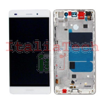 LCD DISPLAY + TOUCH + FRAME COMPLETO PER HUAWEI P8 LITE BIANCO ALE-L21   touchscreen vetro